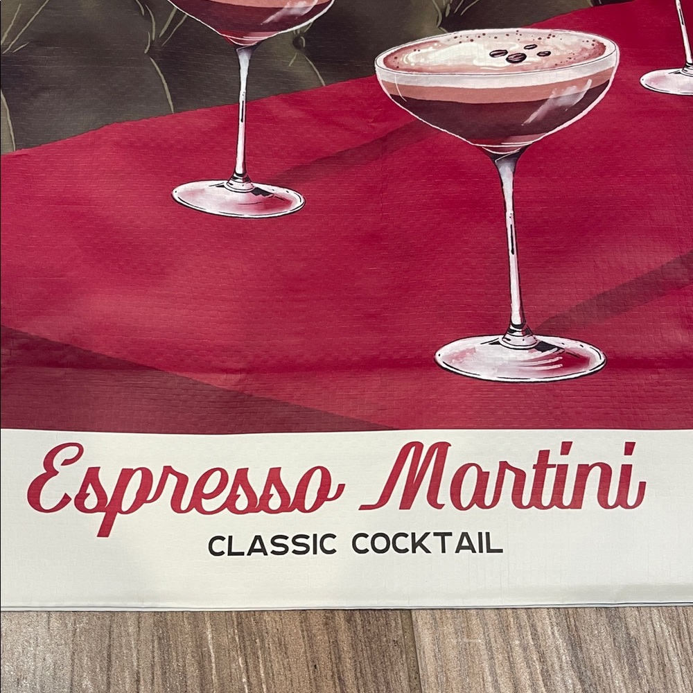 T.J.Maxx Espresso Martini Classic Cocktail Reusable Tote Bag New - Picture 2 of 4